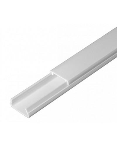 Кабель-канал белый 2-й замок в п/э 20х10 (96 м/уп) Промрукав (PR03.0049) в Коврове Кабель-канал Pintop.ru