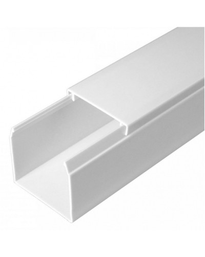 Кабель-канал белый 2-й замок в п/э 40х40 (24 м/уп) Промрукав (PR03.0054) в Коврове Кабель-канал Pintop.ru