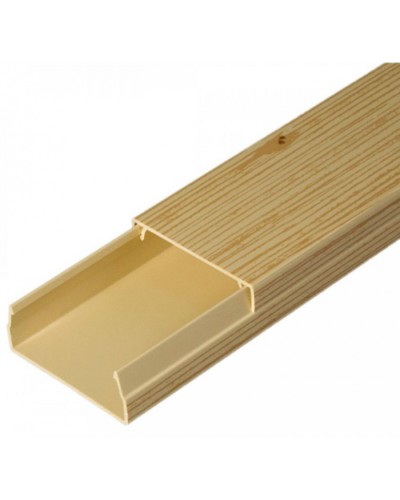 Кабель-канал сосна 2-й замок в п/э 40х16 (30 м/уп) Промрукав (PR03.0184) в Коврове Кабель-канал Pintop.ru