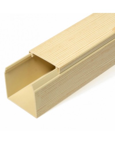 Кабель-канал сосна 2-й замок в п/э 40х40 (24 м/уп) Промрукав (PR03.0186) в Коврове Кабель-канал Pintop.ru