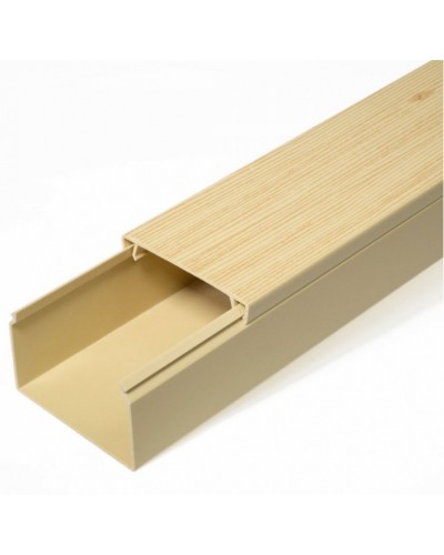 Кабель-канал сосна 2-й замок в п/э 60х40 (18 м/уп) Промрукав (PR03.0187) в Коврове Кабель-канал Pintop.ru