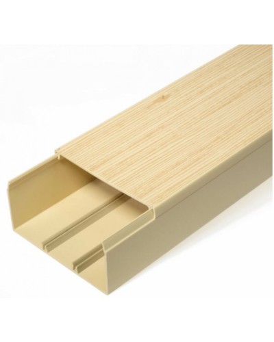 Кабель-канал сосна 2-й замок в п/э 100х60 (8 м/уп) Промрукав (PR03.0192) в Коврове Кабель-канал Pintop.ru