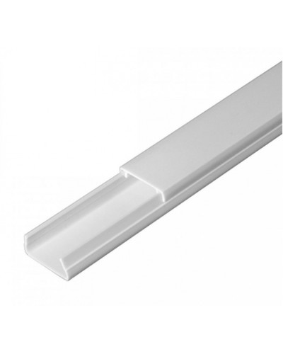 Кабель-канал белый 2-й замок в п/э 20х10 (180м/уп) Промрукав (PR.0325203) в Коврове Кабель-канал Pintop.ru