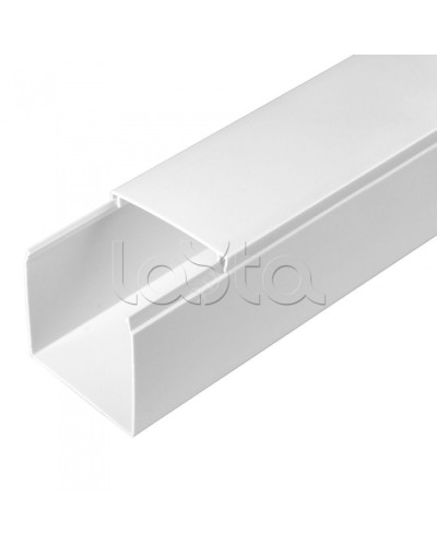 Кабель-канал белый 2-й замок в п/э 60х60 (24м/уп) Промрукав PR.0325213 в Коврове Кабель-канал Pintop.ru