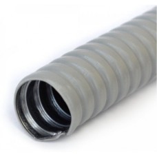 Металлорукав в ПВХ оболочке серый Р3-ЦП-НГ-08 (100м/уп) Промрукав (PR04.0466)