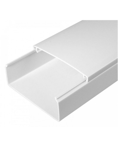 Кабель-канал белый 2-й замок в г/к 100х40 (24м/уп) Промрукав (PR.0510040) в Коврове Кабель-канал Pintop.ru