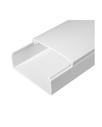 Кабель-канал белый 2-й замок в п/э 100х40 (24м/уп) Промрукав PR.0510041 в Коврове Кабель-канал Pintop.ru
