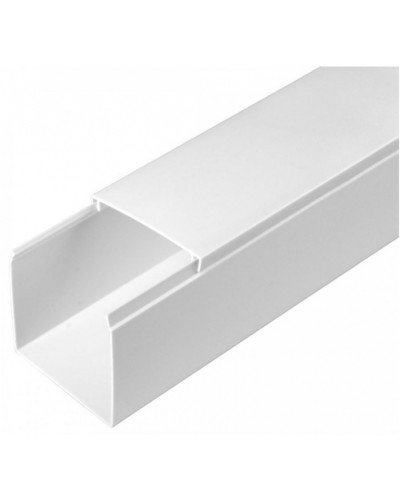 Кабель-канал белый 2-й замок в г/к 60х60 (24м/уп) Промрукав (PR.056060) в Коврове Кабель-канал Pintop.ru