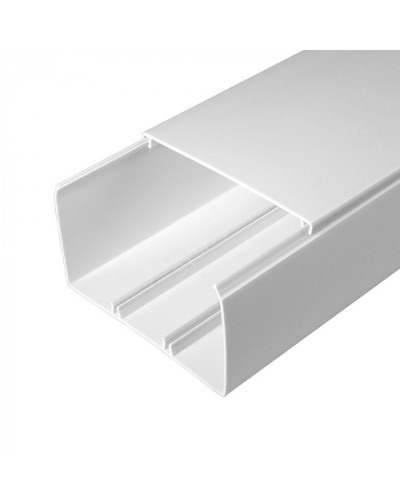 Кабель-канал белый 2-й замок в п/э 100х60 (16м/уп) Промрукав PR.0610061 в Коврове Кабель-канал Pintop.ru