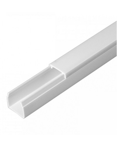 Кабель-канал белый 2-й замок в п/э 16х16 (120м/уп) Промрукав (PR.0616161) в Коврове Кабель-канал Pintop.ru