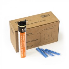 Комплект газовый баллон 165 мм и гвозди 3х25 мм (усиленные) (1000 шт/уп) Промрукав (PR08.22653)