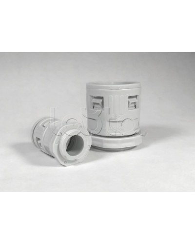 Муфта вводная для гофрированных труб серая ВМ-ГТ-16 Промрукав (PR08.3268) в Коврове Повороты, муфты, тройники Pintop.ru