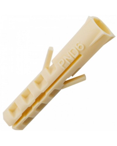 Дюбель нейлоновый PND 6х30 (100шт/уп) Промрукав (PR08.3621) в Коврове Крепеж: Дюбели, шурупы, саморезы Pintop.ru