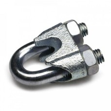 Зажим троса одинарный D6мм тип "Слоник" DIN 741 (100 шт/уп) Промрукав (PR08.3894)