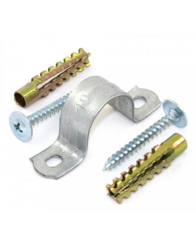 Комплекты для крепления ОКЛ с использованием самореза, дюбеля и скобы СМД 10-11 (100 шт) Промрукав (PR08.4999) в Коврове Держатели, клипсы, скобы Pintop.ru