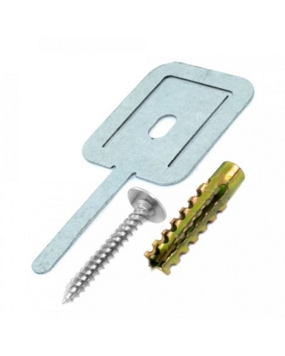 Комплекты для крепления ОКЛ с использованием самореза, дюбеля и хомута FR ПР-40 (100 шт) Промрукав PR08.5201 в Коврове Огнестойкие кабельные линии Pintop.ru