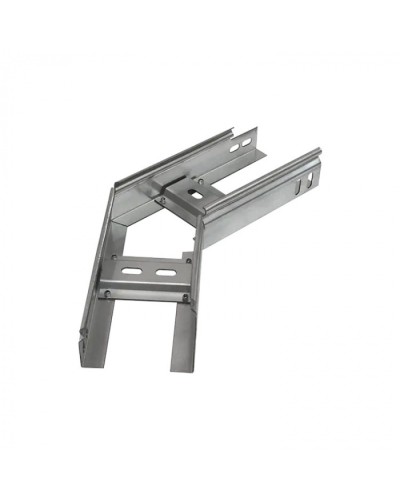 Угол горизонтальный 45 градусов лестничный 400х200 (1,5 мм) Промрукав (PR08.5474) в Коврове Аксессуары для лотков Pintop.ru