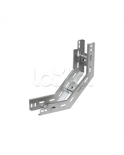 Угол вертикальный внутренний 90 градусов лестничный 400х150 (1,5 мм) Промрукав (PR08.5560) в Коврове Аксессуары для лотков Pintop.ru