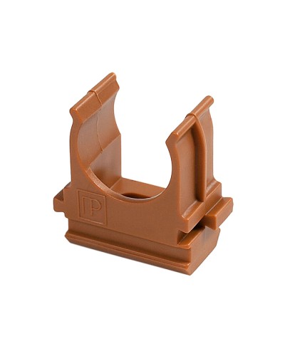 Крепёж-клипса для труб АБС-пластик бук д20 (100шт/1500шт уп/кор) Промрукав (PR13.0046) в Коврове Держатели, клипсы, скобы Pintop.ru