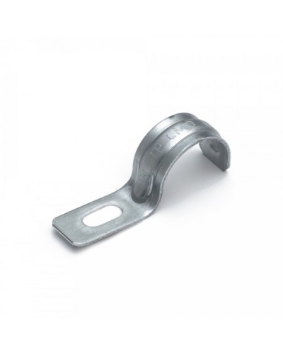 Скоба металлическая однолапковая усиленная противопожарная СМОУ d19-20 мм (100 шт/уп) Промрукав (PR13.02401) в Коврове Держатели, клипсы, скобы Pintop.ru