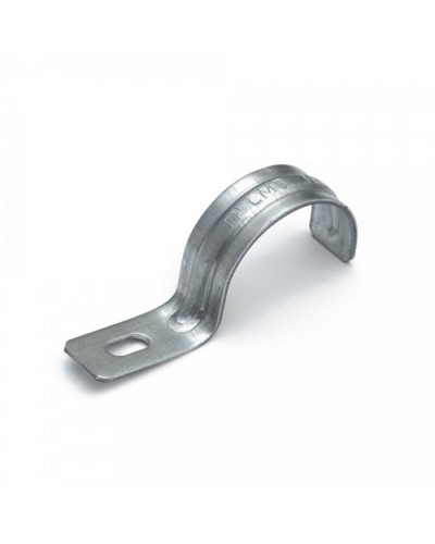 Скоба метал. однолапковая усиленная противопожарная СМОУ d31-32 мм (50шт/600шт уп/кор) Промрукав (PR13.02404) в Коврове Держатели, клипсы, скобы Pintop.ru