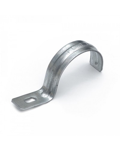 Скоба металлическая однолапковая усиленная противопожарная СМОУ d38-40 мм (50 шт/уп) Промрукав (PR13.02405) в Коврове Держатели, клипсы, скобы Pintop.ru