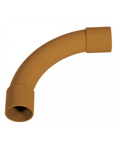 Соединитель угловой бук д25 (5шт/200шт уп/кор) Промрукав (PR13.0241) в Коврове Повороты, муфты, тройники Pintop.ru