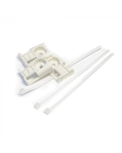 Комплекты крепления площадка для прямого монтажа белая со стяжкой 2,5х100 мм (100 шт) Промрукав (PR13.02512) в Коврове Аксессуары для кабель-канала Pintop.ru