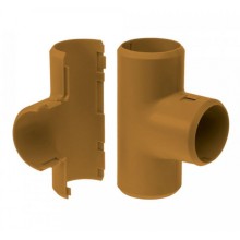 Тройник разборный бук д20 (5шт/400шт уп/кор) Промрукав (PR13.0256)