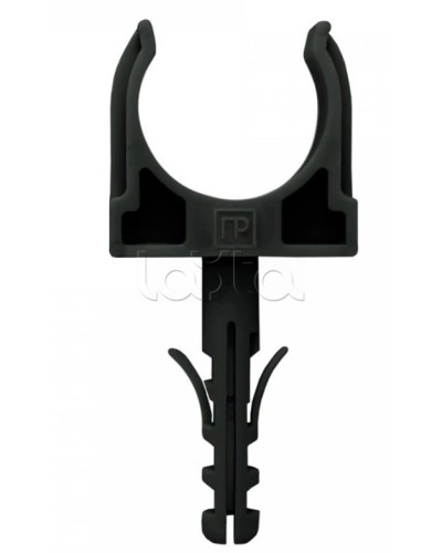 Крепеж-клипса с дюбелем черная д20 в малой упаковке (10шт/900шт уп/кор) Промрукав (PR13.0304) в Коврове Крепеж: Дюбели, шурупы, саморезы Pintop.ru