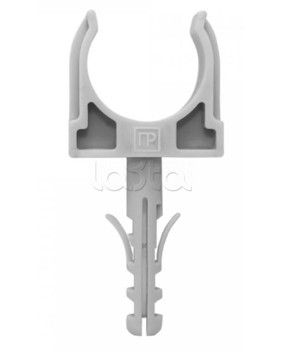 Крепеж-клипса с дюбелем серая д20 в малой упаковке (10шт/900шт уп/кор) Промрукав (PR13.0316) в Коврове Крепеж: Дюбели, шурупы, саморезы Pintop.ru