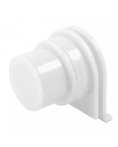 Переходник универсальный на гофрированную трубу белый (50шт/1000шт уп/кор) Промрукав (PR13.0321) в Коврове Аксессуары для кабель-канала Pintop.ru
