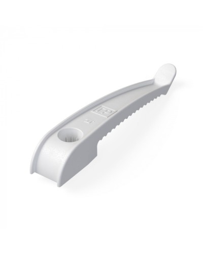 Держатель кабеля односторонний для прямого монтажа в гофроящике белый (200 шт/кор) Промрукав (PR13.0489) в Коврове Аксессуары для кабель-канала Pintop.ru