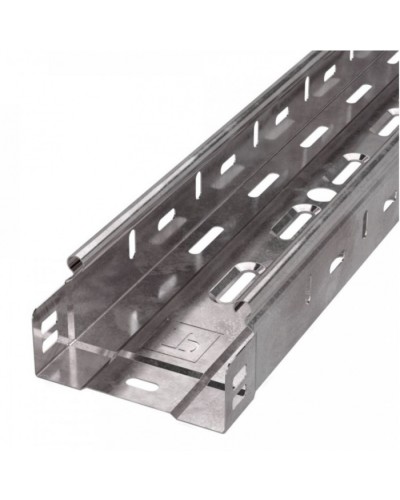 Лоток перфорированный Стандарт 100х50х3000 (0,7 мм) (24 м/уп) Промрукав (PR16.0002) в Коврове Кабельные лотки Pintop.ru
