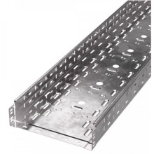 Лоток перфорированный Стандарт 300х80х3000 (0,8 мм) (6 м/уп) Промрукав (PR16.0012)