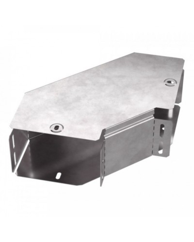 Угол горизонтальный 90 градусов с крышкой Стандарт 150х100 Промрукав (PR16.0416) в Коврове Аксессуары для лотков Pintop.ru