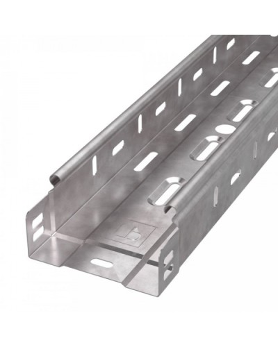 Лоток перфорированный Стандарт HDZ 100х50х3000 (0,7 мм) (24 м/уп) Промрукав (PR16.1227) в Коврове Кабельные лотки Pintop.ru