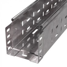 Лоток перфорированный Стандарт 100х100х3000 (1,0 мм) (6 м/уп) Промрукав (PR16.2297)