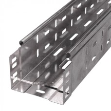 Лоток перфорированный Стандарт 100х80х3000 (1,0 мм) (6 м/уп) Промрукав (PR16.2298)