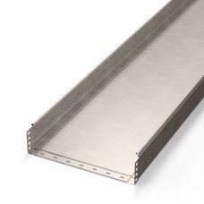 Лоток неперфорированный Стандарт INOX (AISI 409) 400х100х3000 (1,0 мм) (6 м/уп) Промрукав (PR16.2400)