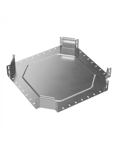 Ответвитель Х-образный Стандарт INOX (AISI 304) 400х100 Промрукав (PR16.3186) в Коврове Аксессуары для лотков Pintop.ru