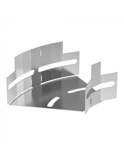 Угол горизонтальный изменяемый 0-45 градусов Стандарт INOX (AISI 304) 100х50 Промрукав (PR16.3584) в Коврове Аксессуары для лотков Pintop.ru