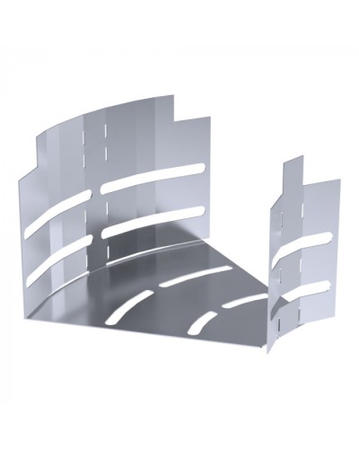 Угол горизонтальный изменяемый 0-45 градусов Стандарт INOX (AISI 316) 150х100 Промрукав (PR16.3619) в Коврове Аксессуары для лотков Pintop.ru