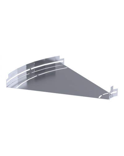 Угол горизонтальный изменяемый 0-45 градусов Стандарт INOX (AISI 316) 500х50 Промрукав (PR16.3629) в Коврове Аксессуары для лотков Pintop.ru