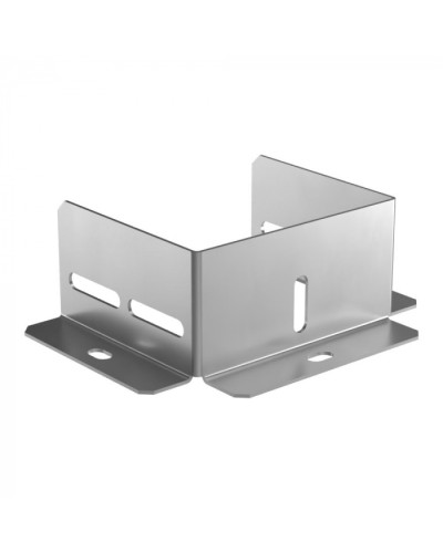 Универсальный ввод трассы лотков Стандарт INOX (AISI 304) 100х100 Промрукав (PR16.3676) в Коврове Аксессуары для лотков Pintop.ru