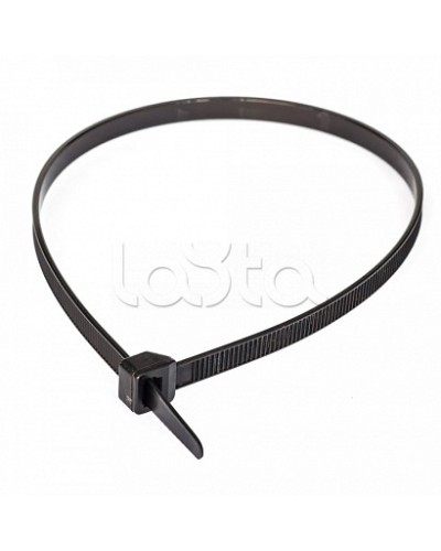 Стяжки нейлоновые 7,6*400 (ч) (100 шт/уп) Промрукав (50 уп/кор) (PR08.3083) в Коврове Стяжки-хомуты Pintop.ru