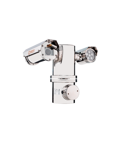 Взрывозащищенный термокожух на поворотной платформе для IP видеокамеры с ИК подсветкой. Напряжение питания: 24 VDC/VAC в Коврове Системы видеонаблюдения Pintop.ru