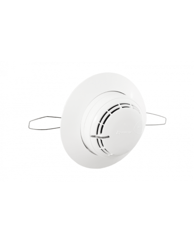 Извещатель пожарный дымовой оптико-электронный адресно-аналоговый Рубеж ИП 212-64-R3 (базовое основание W2.02) (для подвесного потолка) RAL 9005 (черный) в Коврове Адресная система пожарной сигнализации РУБЕЖ Pintop.ru