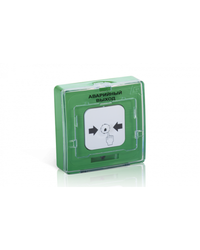 Устройство дистанционного пуска адресное Рубеж УДП 513-11-R3 ЭВАКУАЦИЯ, цвет зеленый в Коврове Адресная система пожарной сигнализации РУБЕЖ Pintop.ru