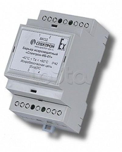 Барьер искрозащиты для цепей питания Спектрон-ИБ-01 в Коврове Устройства защиты операционных процессоров (ОПС) Pintop.ru